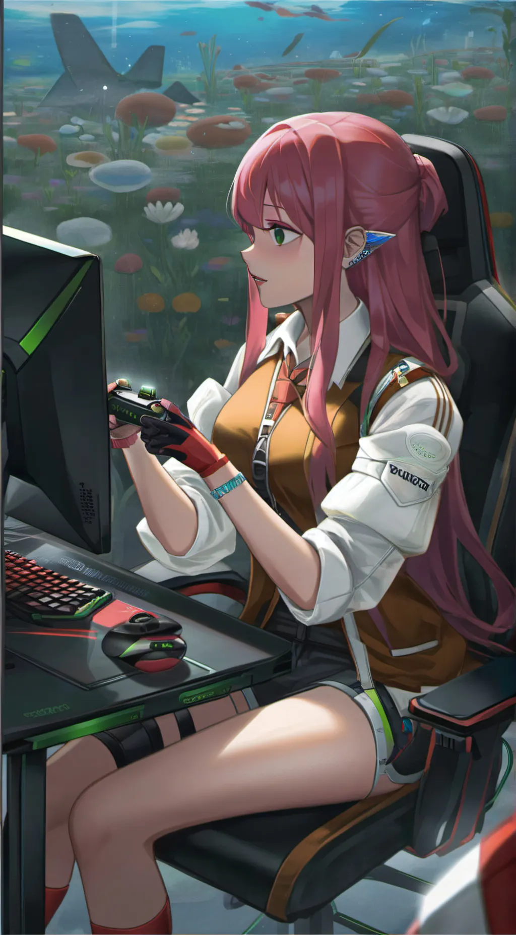 ai character: abby background