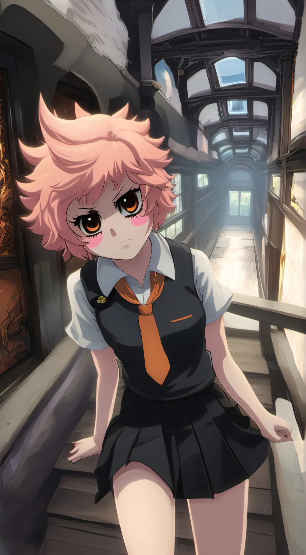ai character: mina background