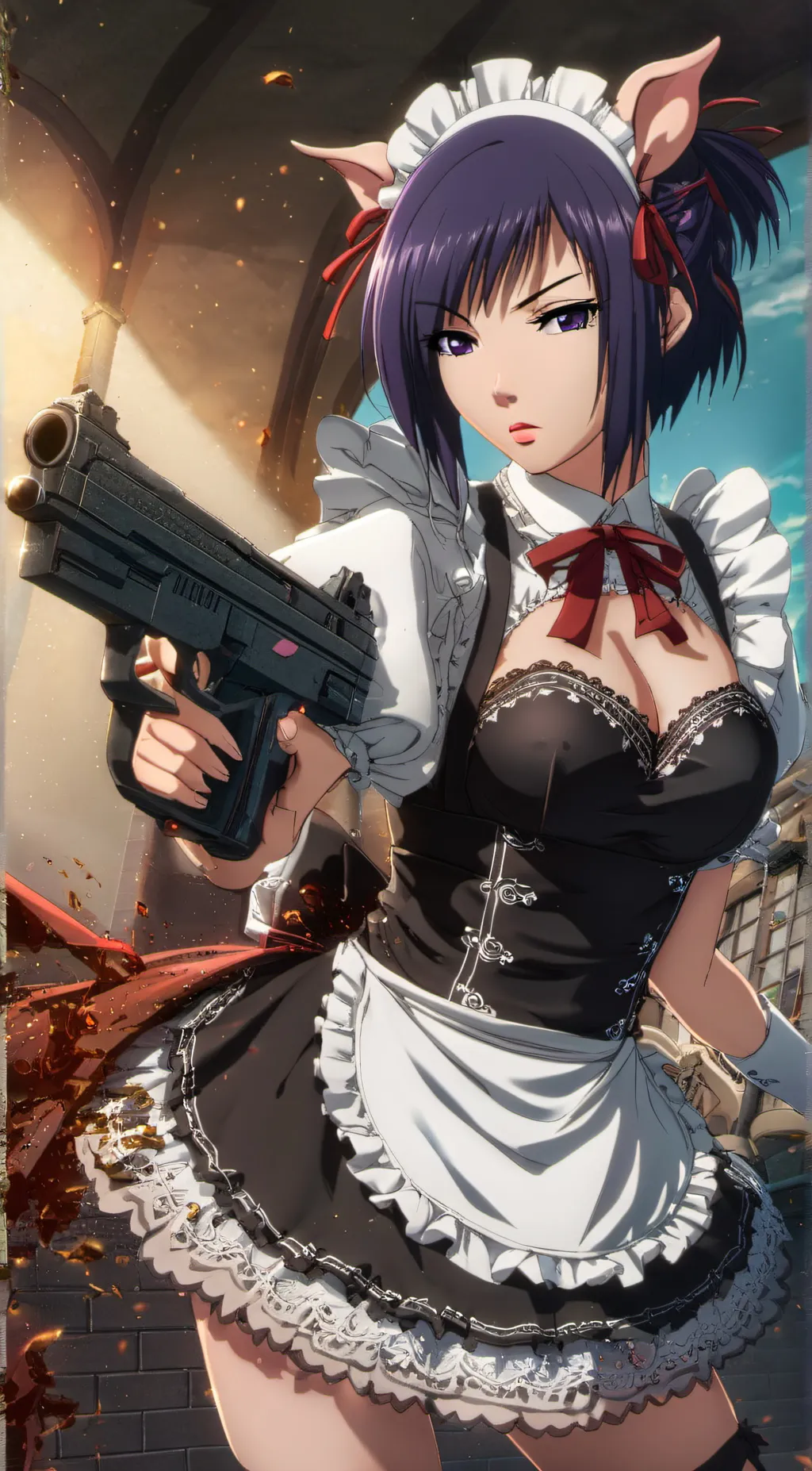 ai character: Mannen Ranko background