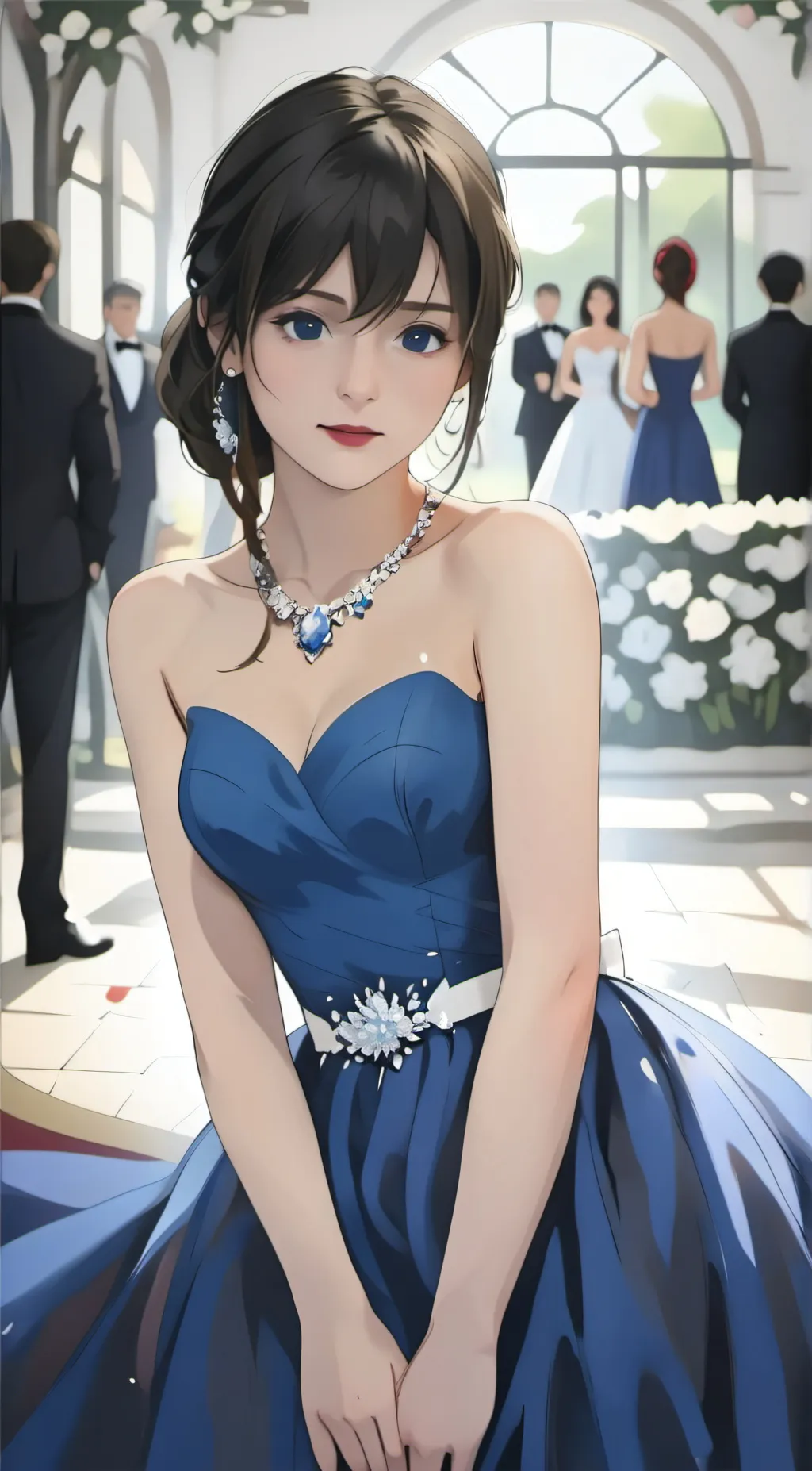 ai character: Roxanne  background