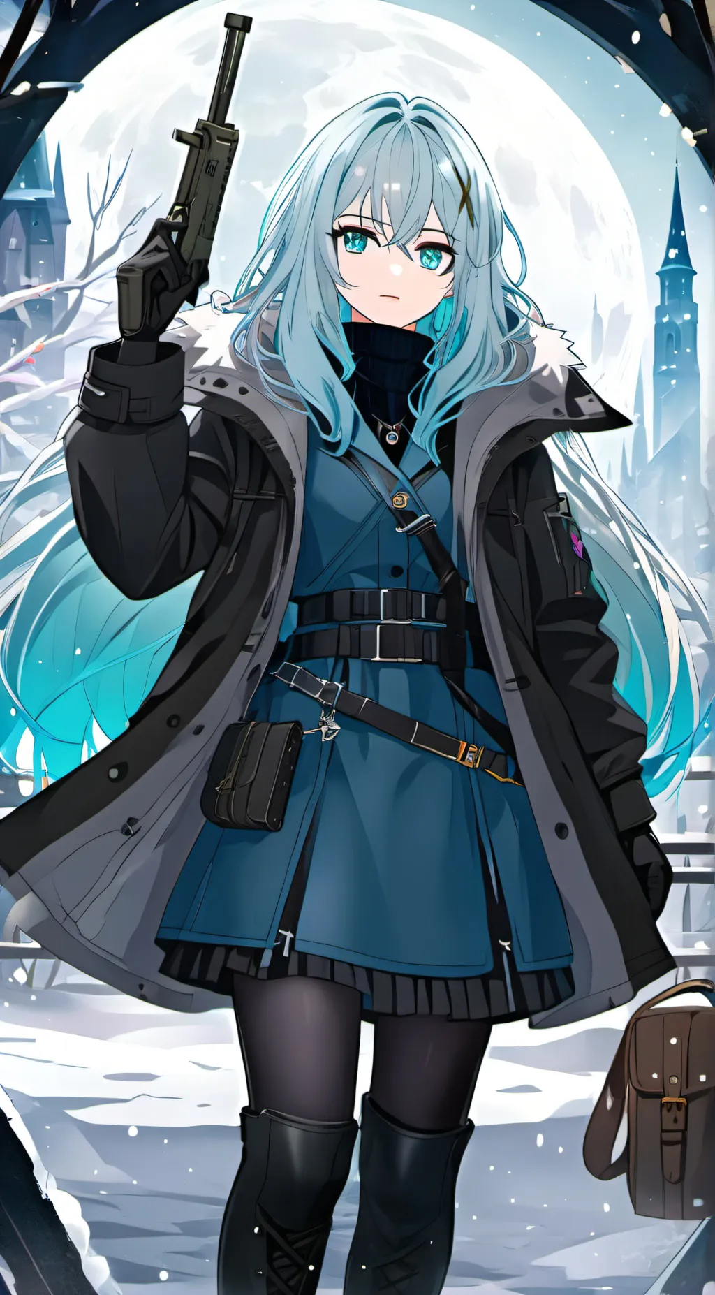 ai character: Luna evelana background