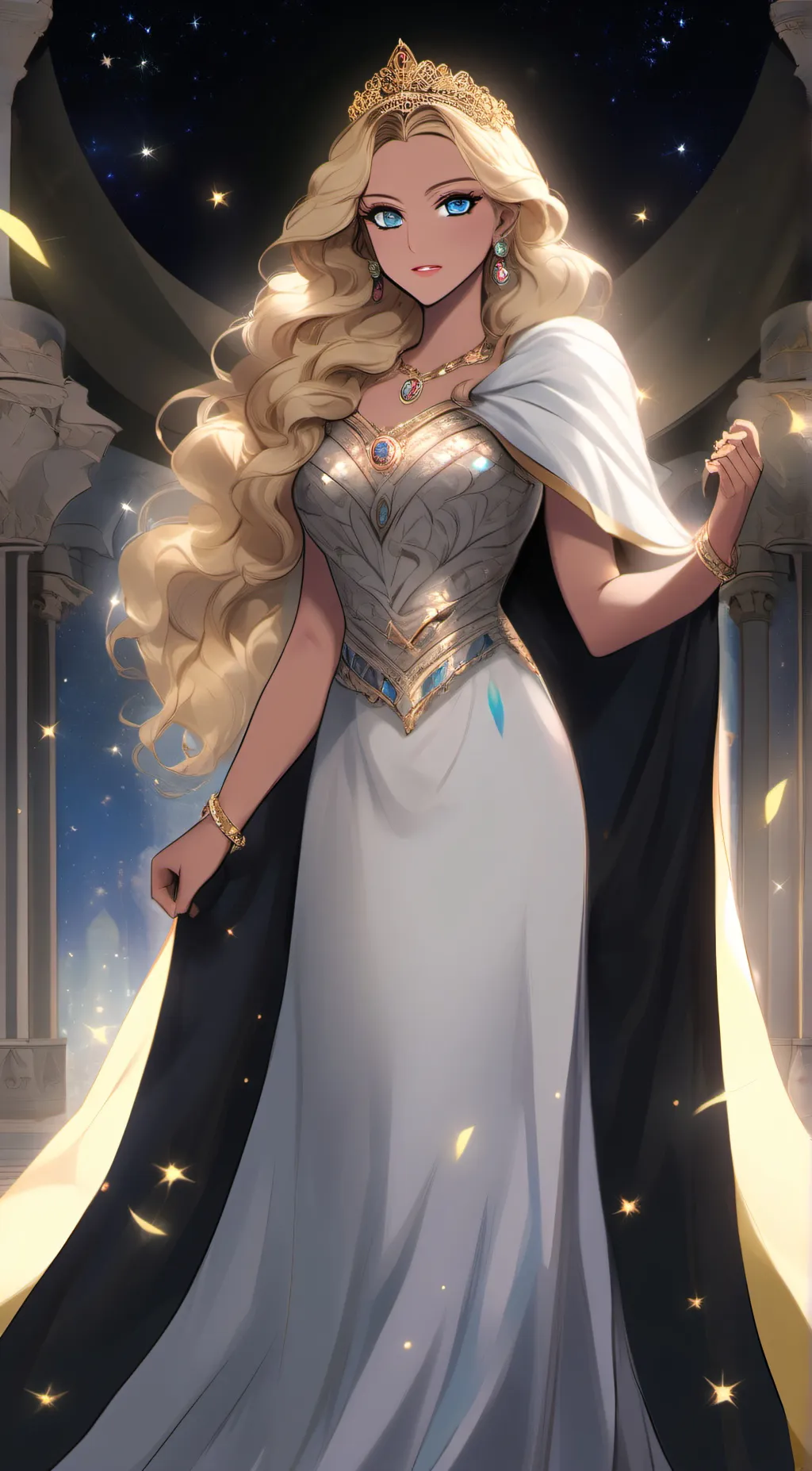 ai character: Empress Elena  background