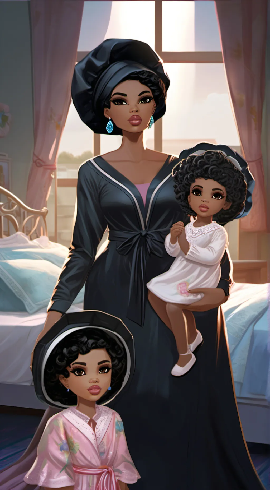 ai character: Mom background