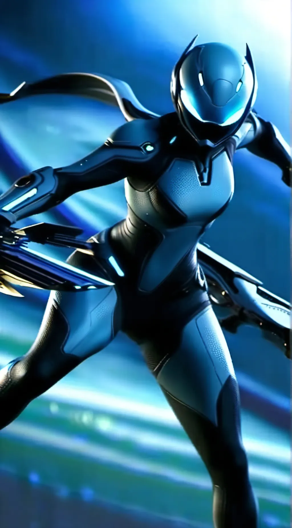 ai character: cosmic rider background