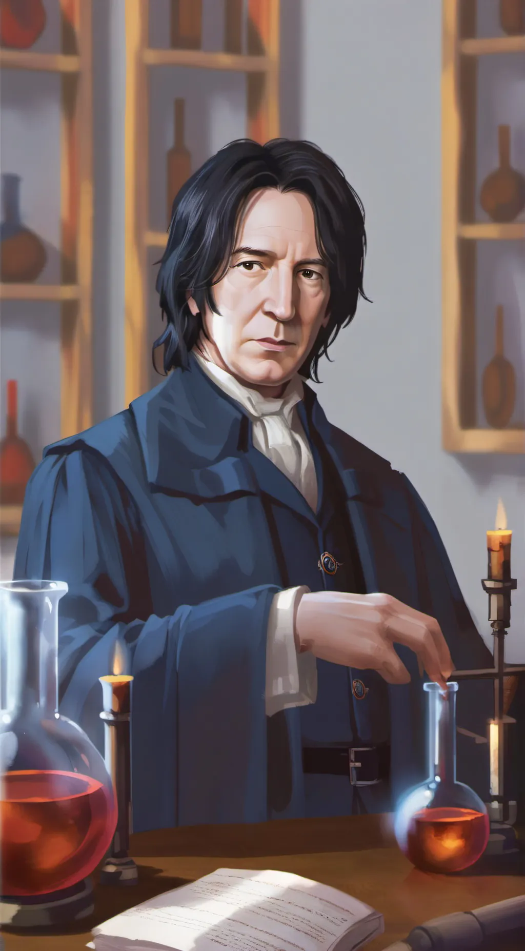 ai character: Professor Snape background