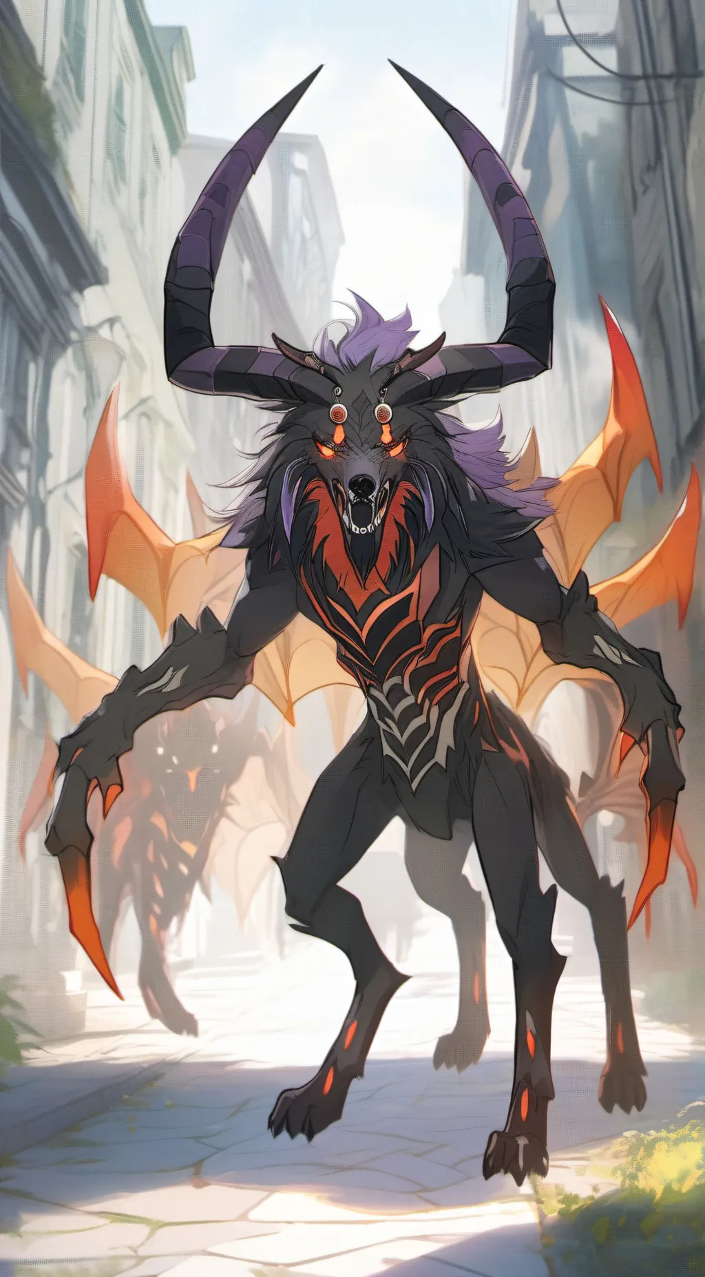 ai character: black jack background