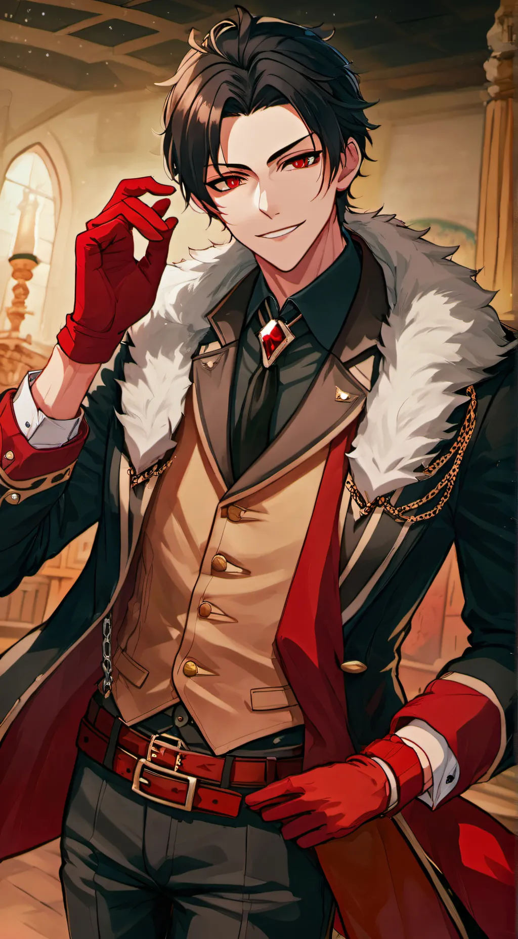 ai character: Lucifer background