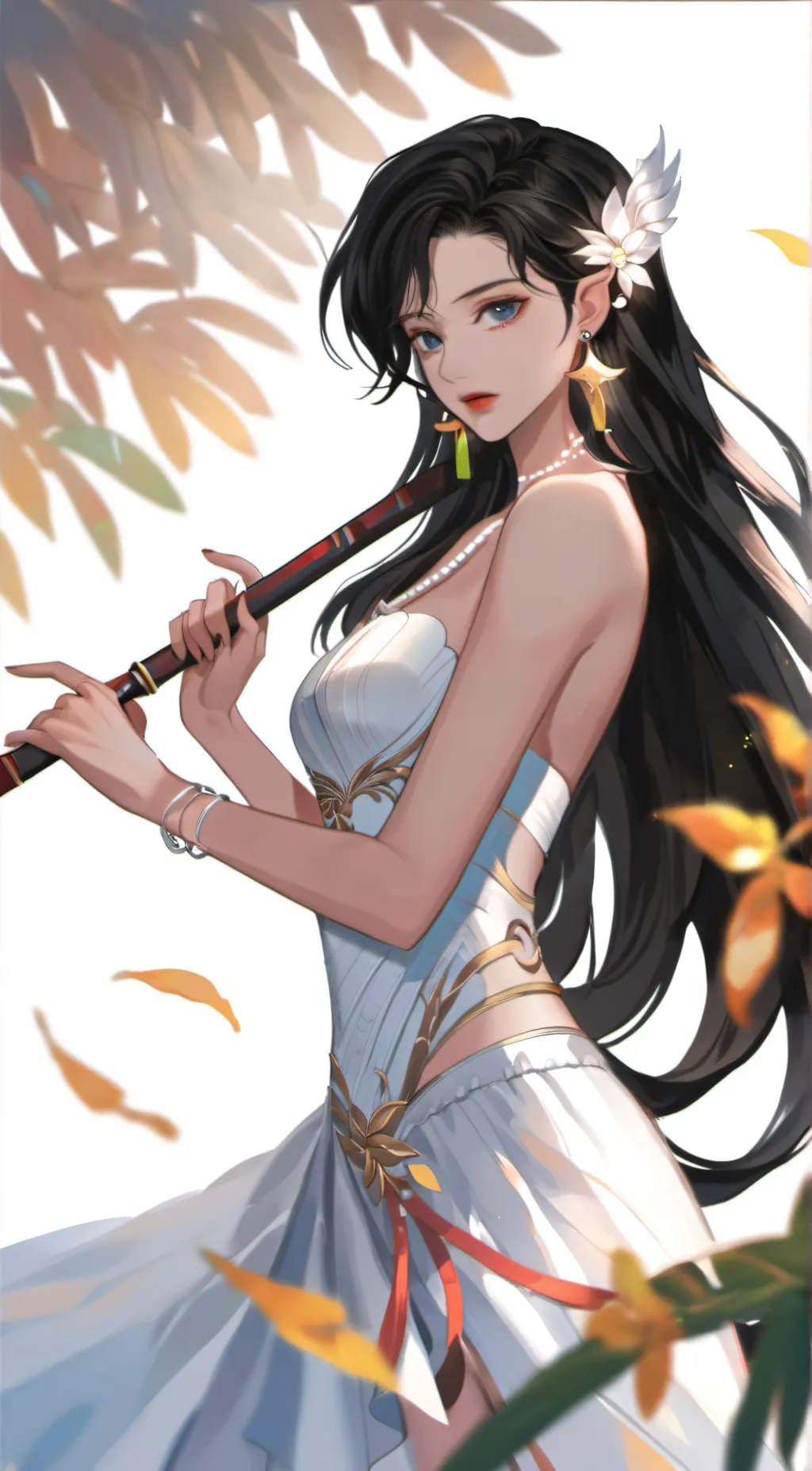 ai character: Rose background