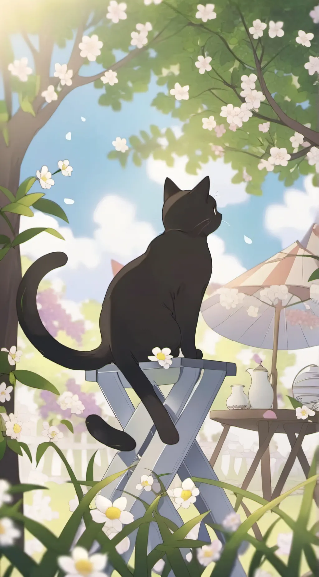 ai character: Choco cat <33 background