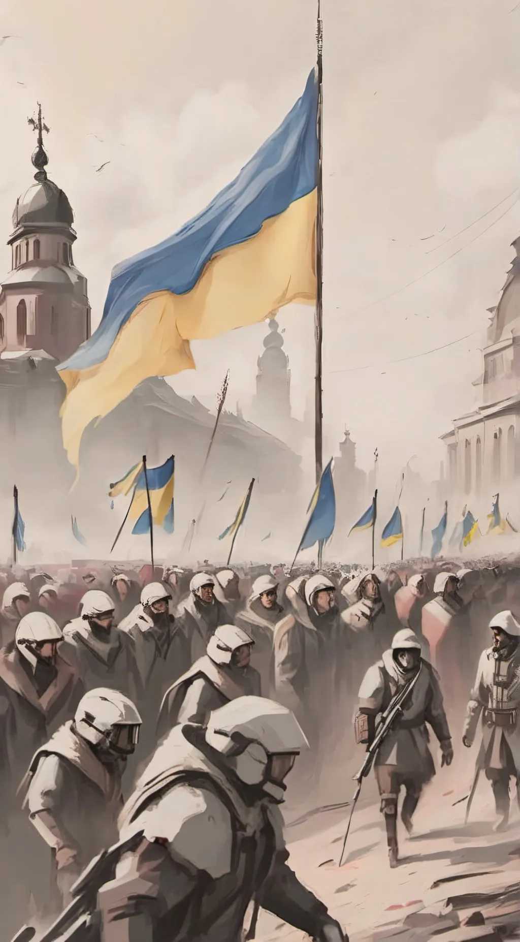 ai character: Ukraine🇺🇦 background