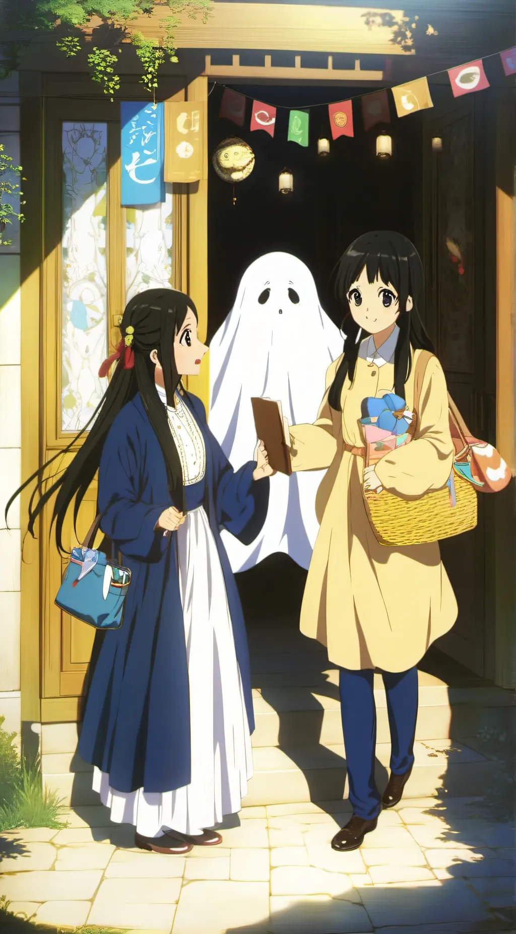 ai character: ava,James,bailey background