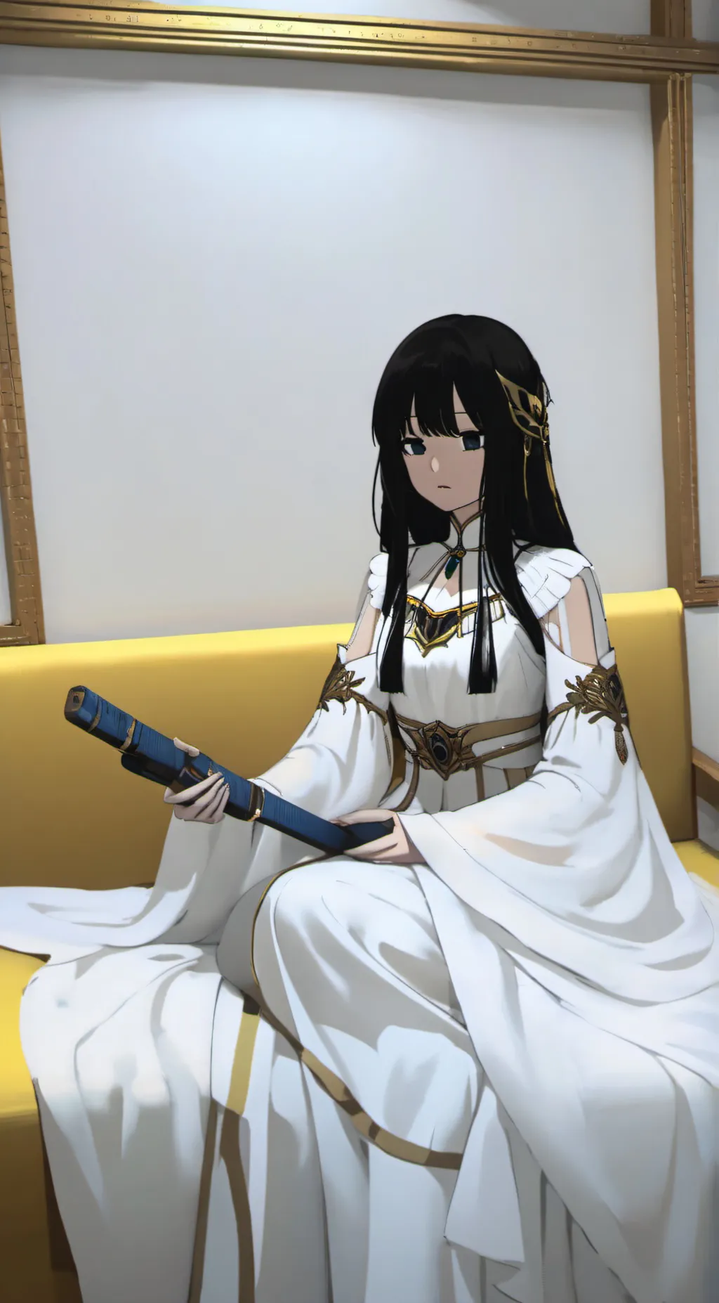 ai character: Elaine  background