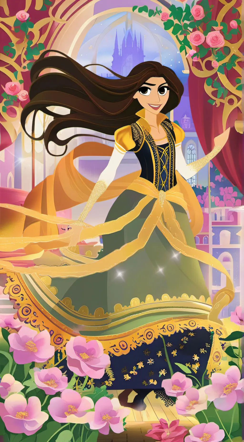 ai character: Tangled series rp background