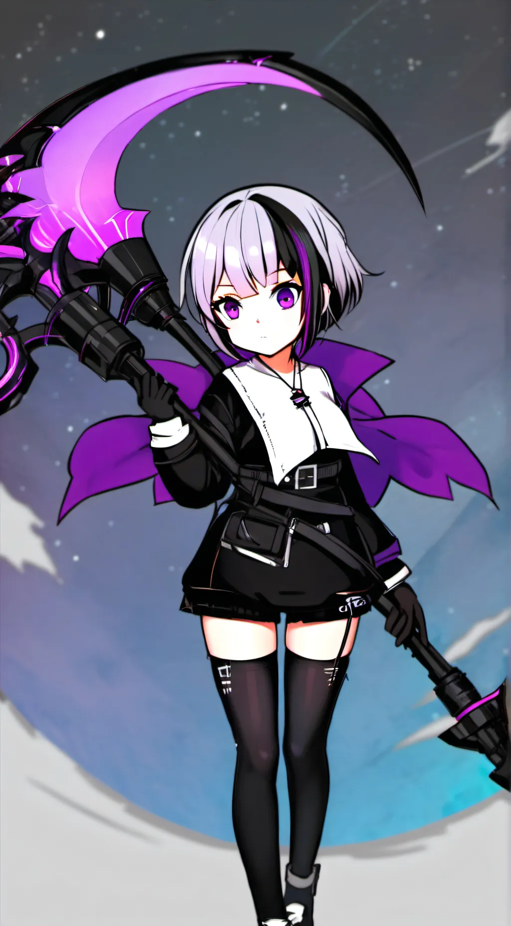 ai character: Zaria Delacroix background