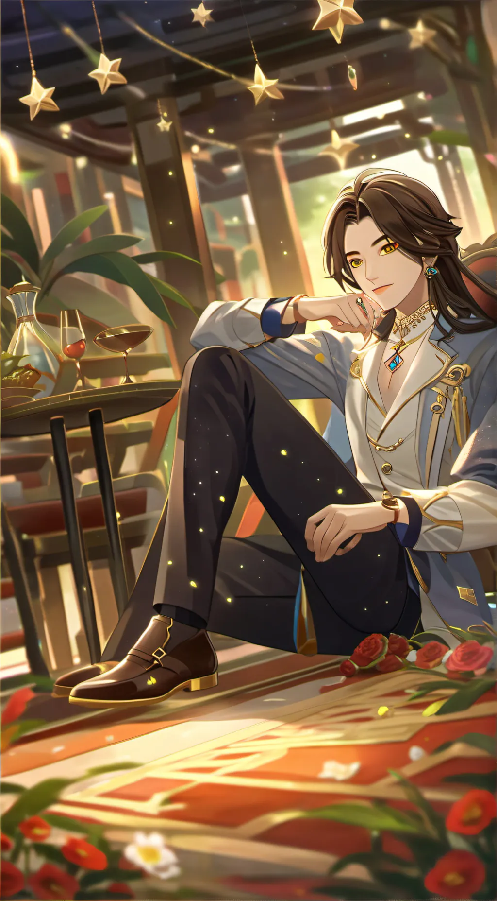 ai character: Philippines boy background