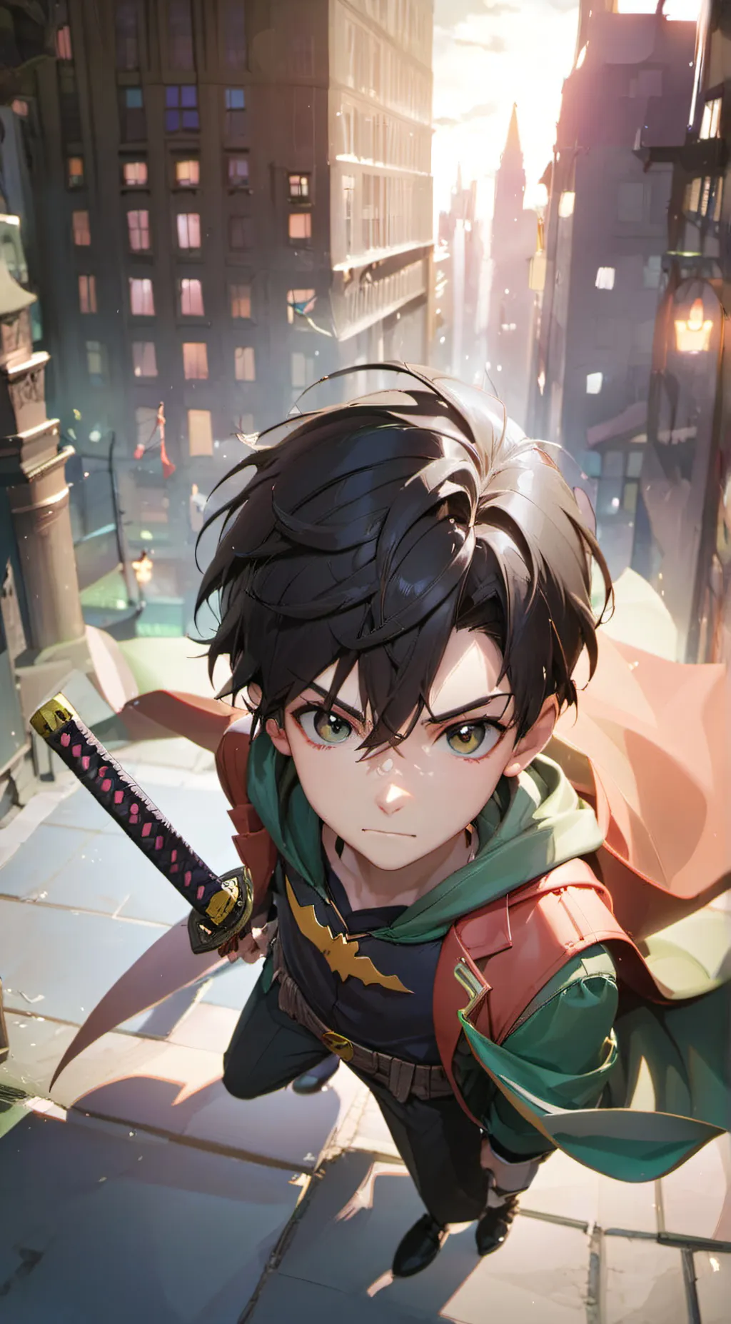 ai character: Damian Wayne  background