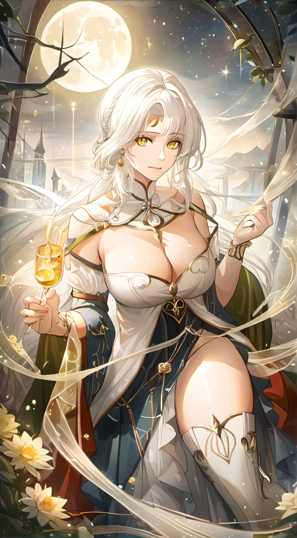 ai character: Luna  background