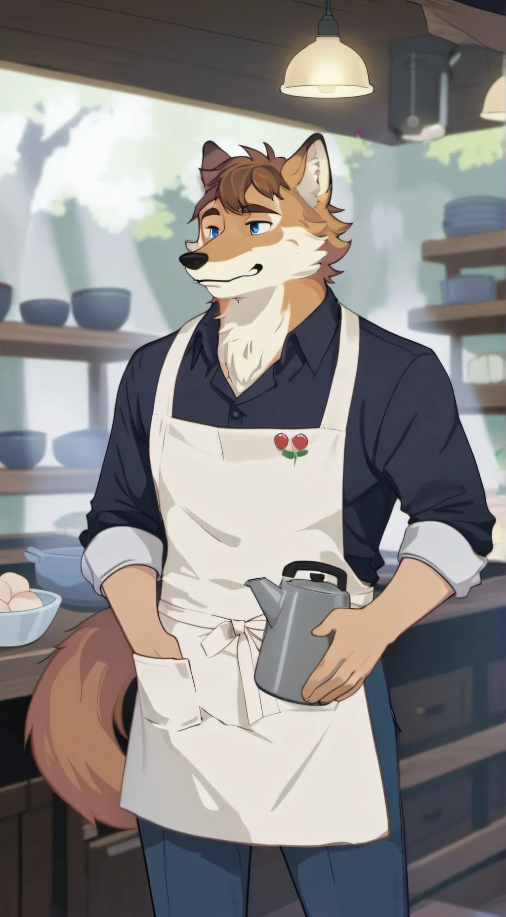 ai character: Gideon Grey background