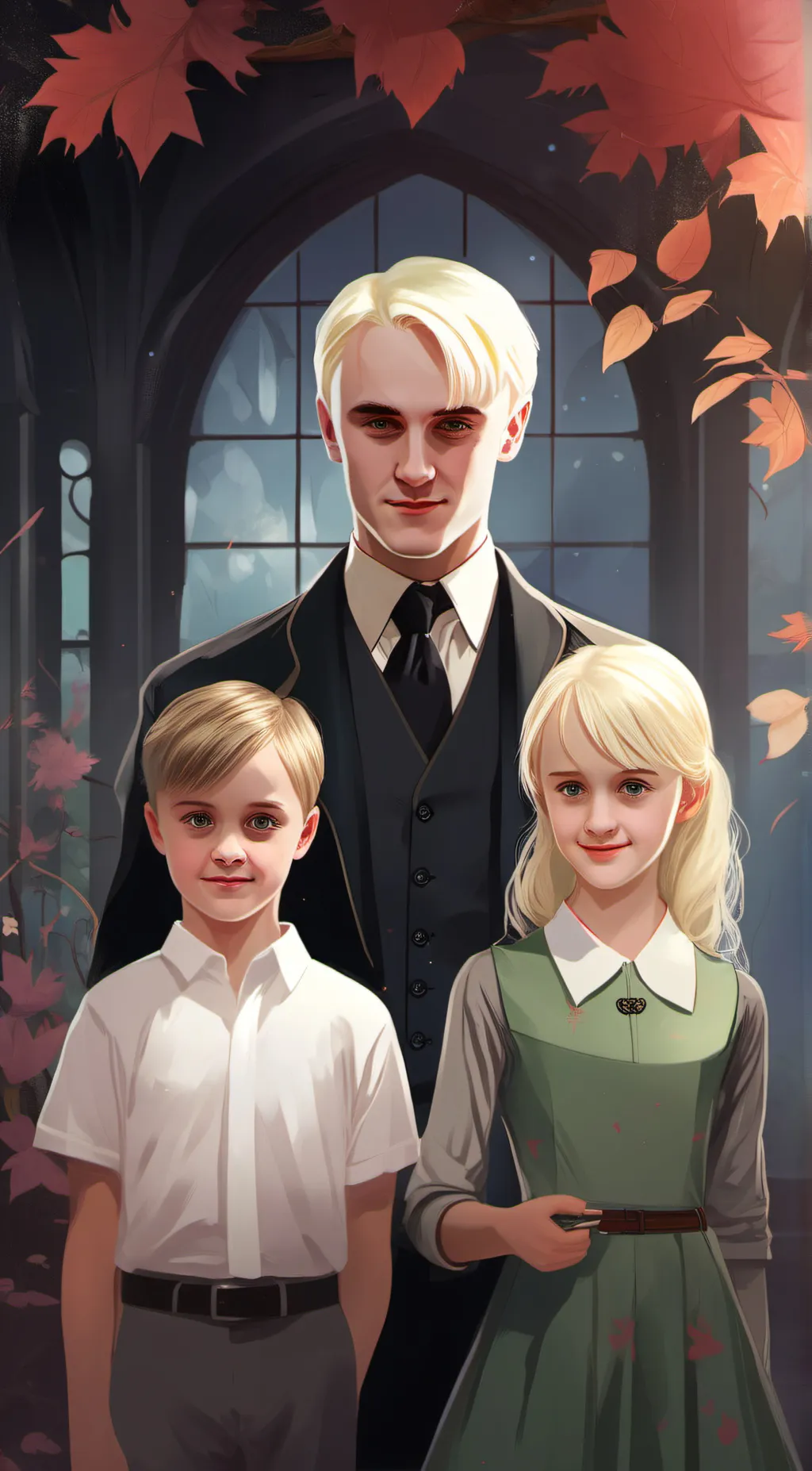 ai character: Draco Malfoy  background