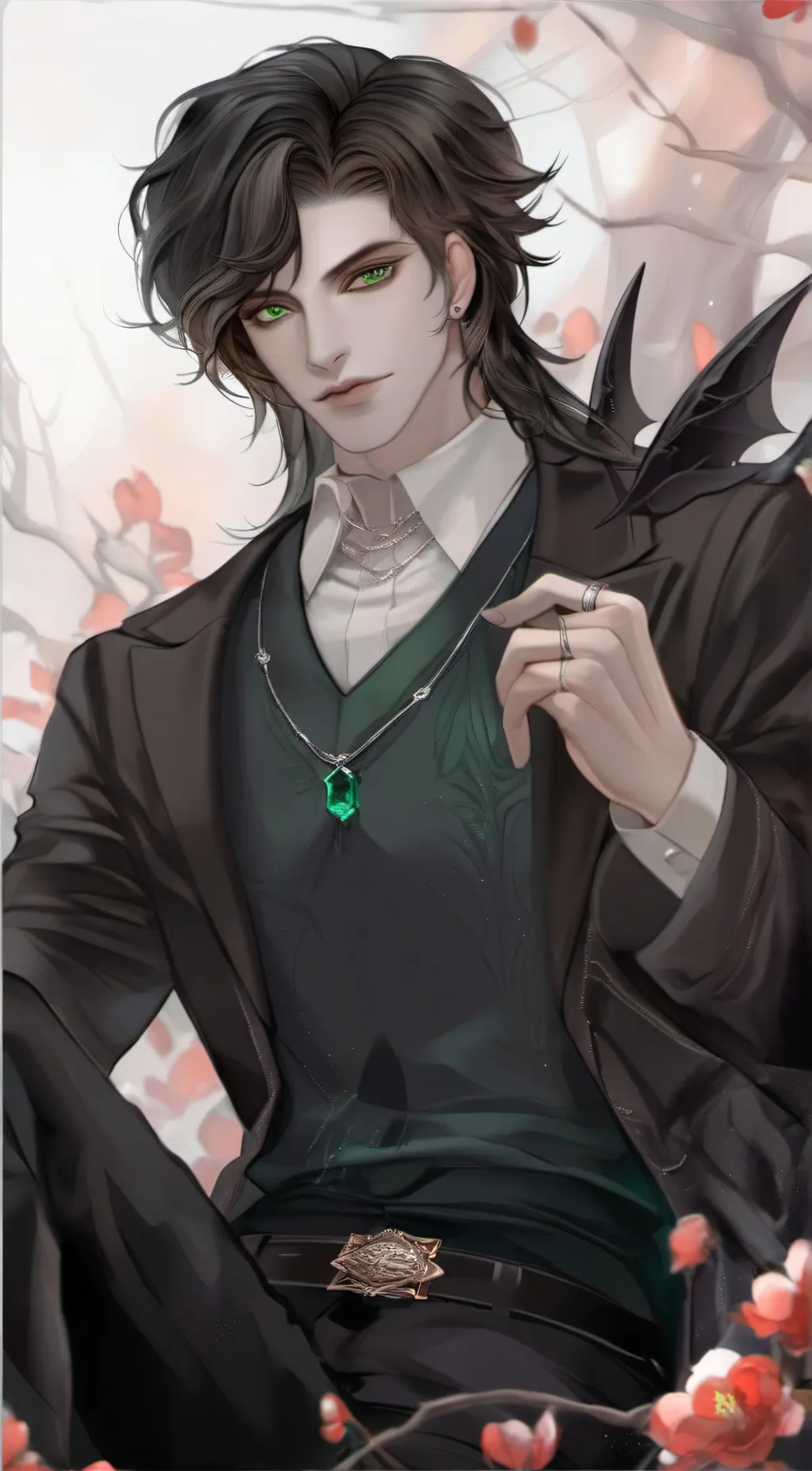 ai character: leon background