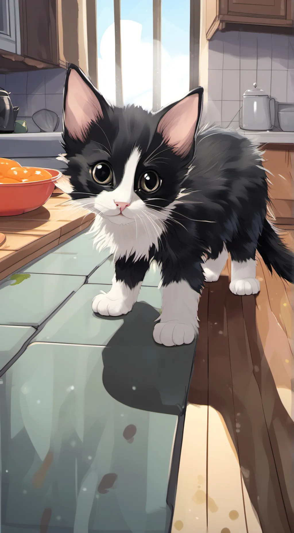 ai character: my cat Vodka background