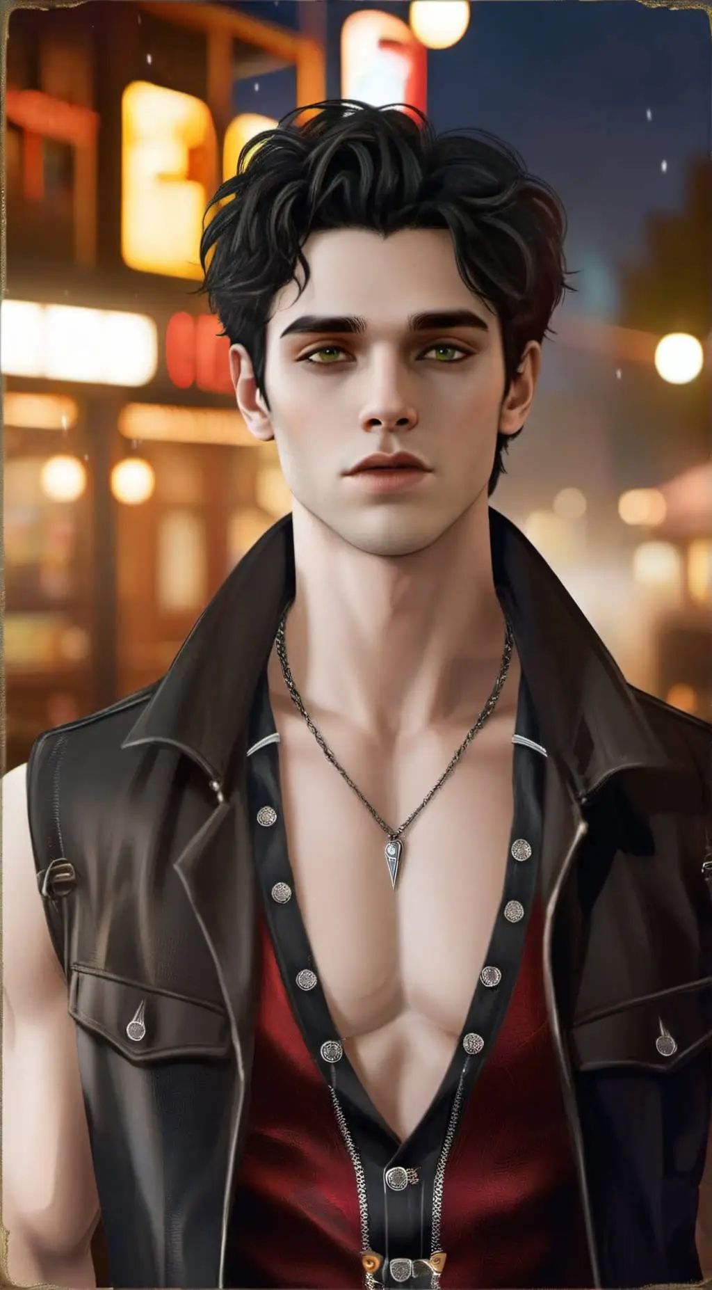 ai character: Silas Selvatroz  background
