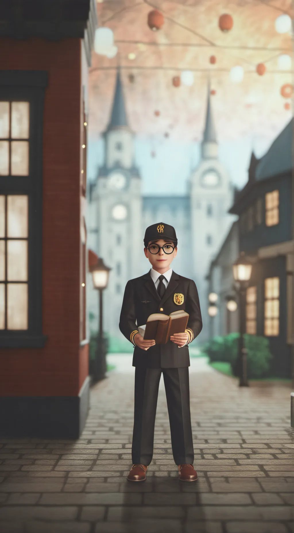 ai character: a roblox story background