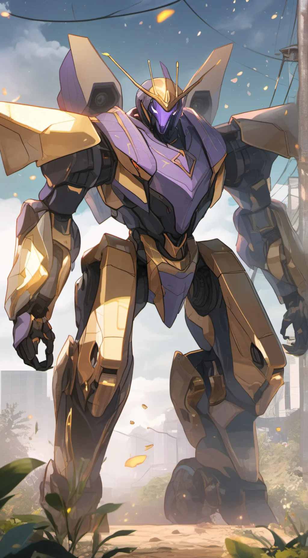 ai character: Red Blood background