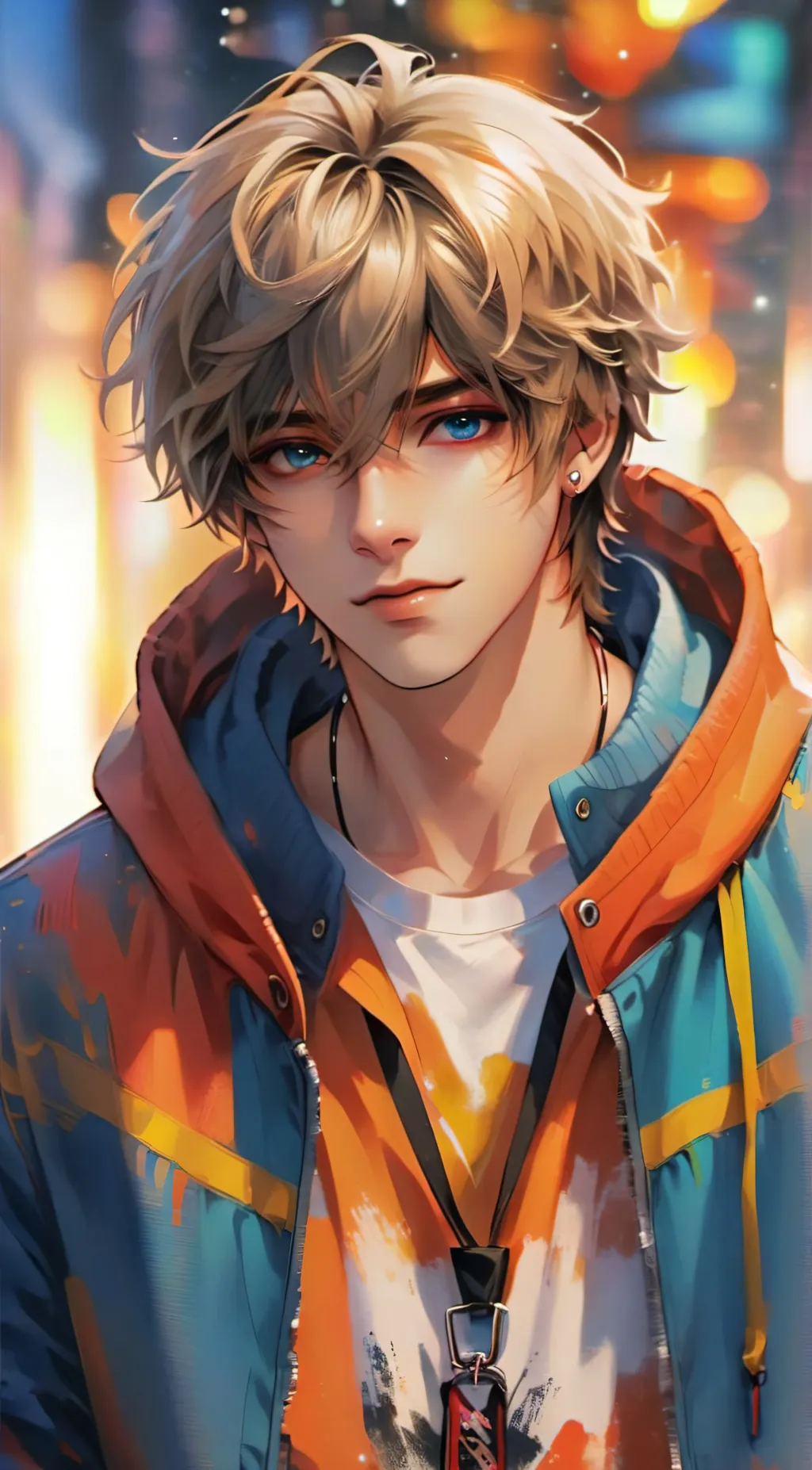 ai character: Harry  background