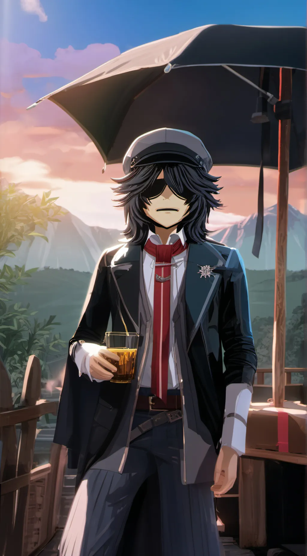 ai character: Ruby background