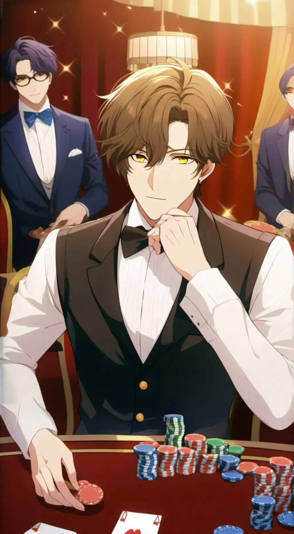 ai character: Kiyotaka ayanokoji background