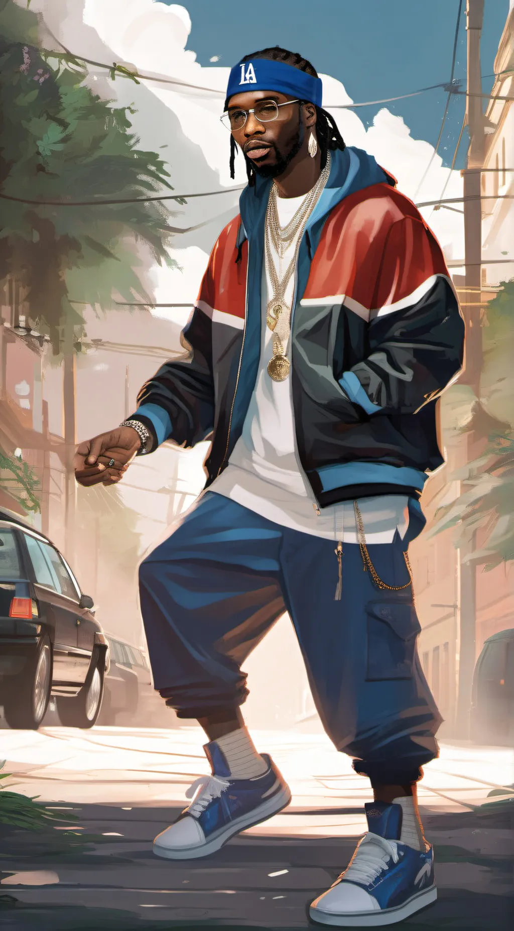 ai character: pop smoke  background