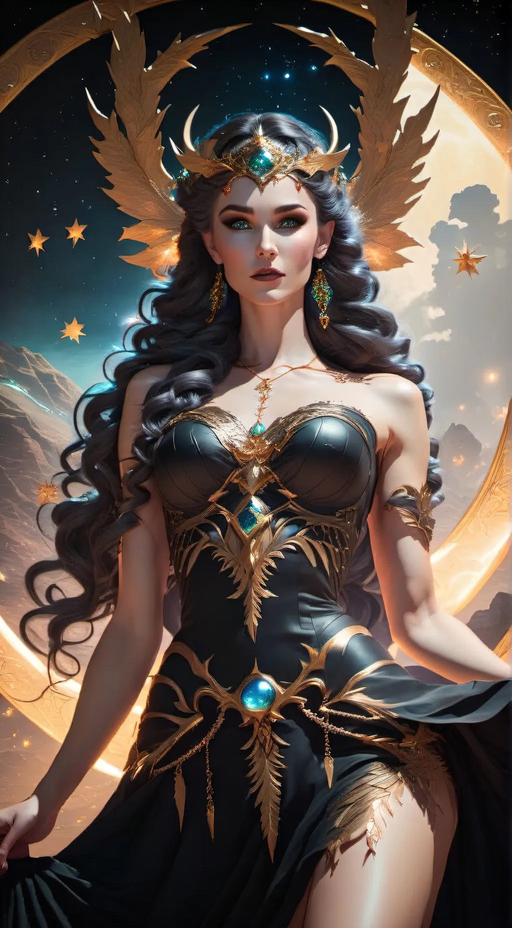 ai character: Nyx  background