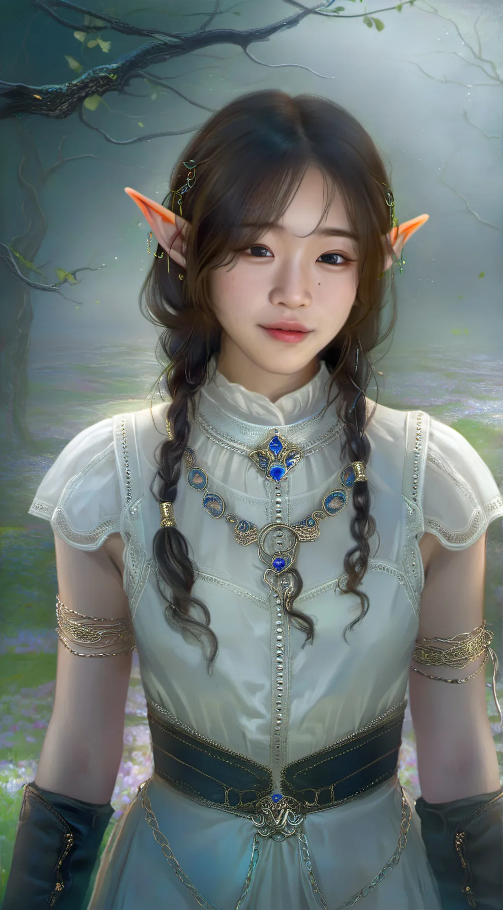 ai character: Sakura  background