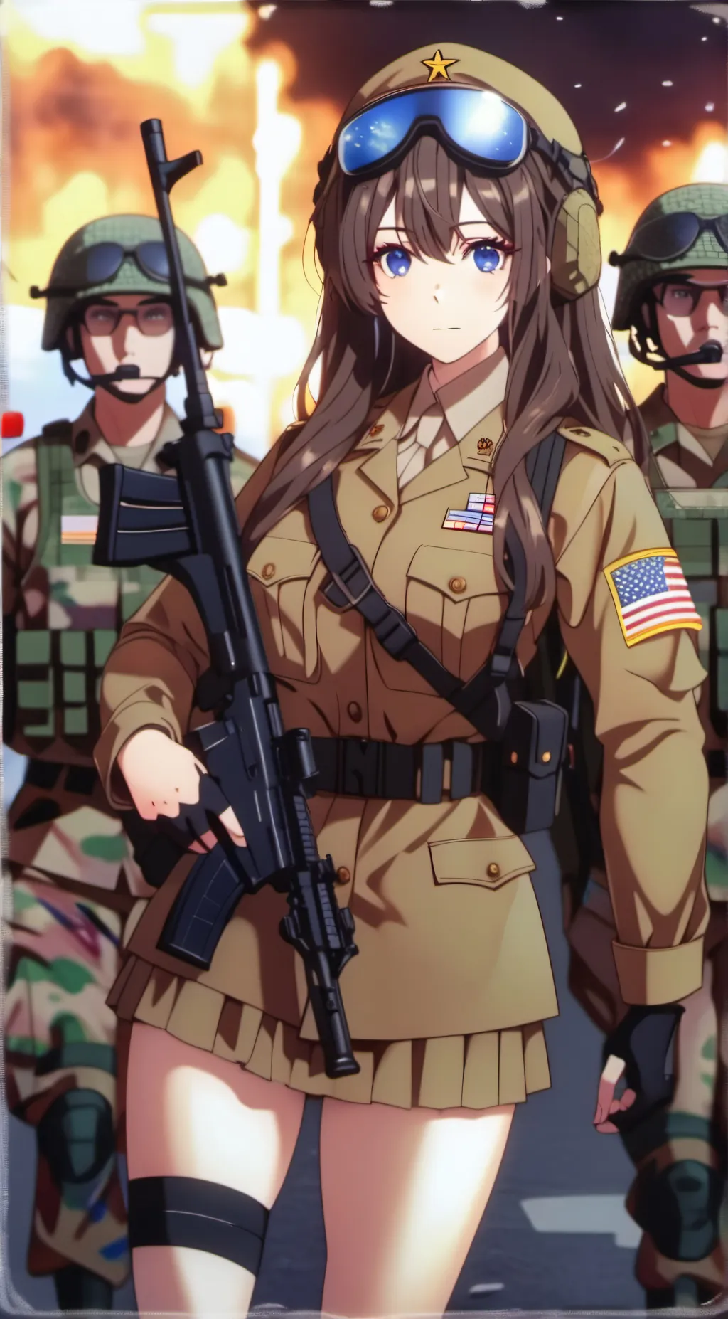 ai character: Scarlet  background