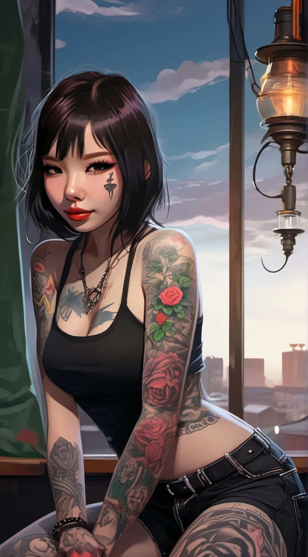 ai character: Lily background