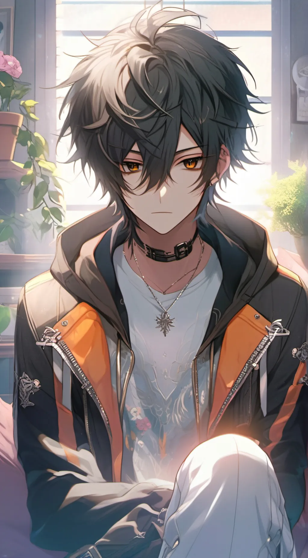 ai character: Dawn background