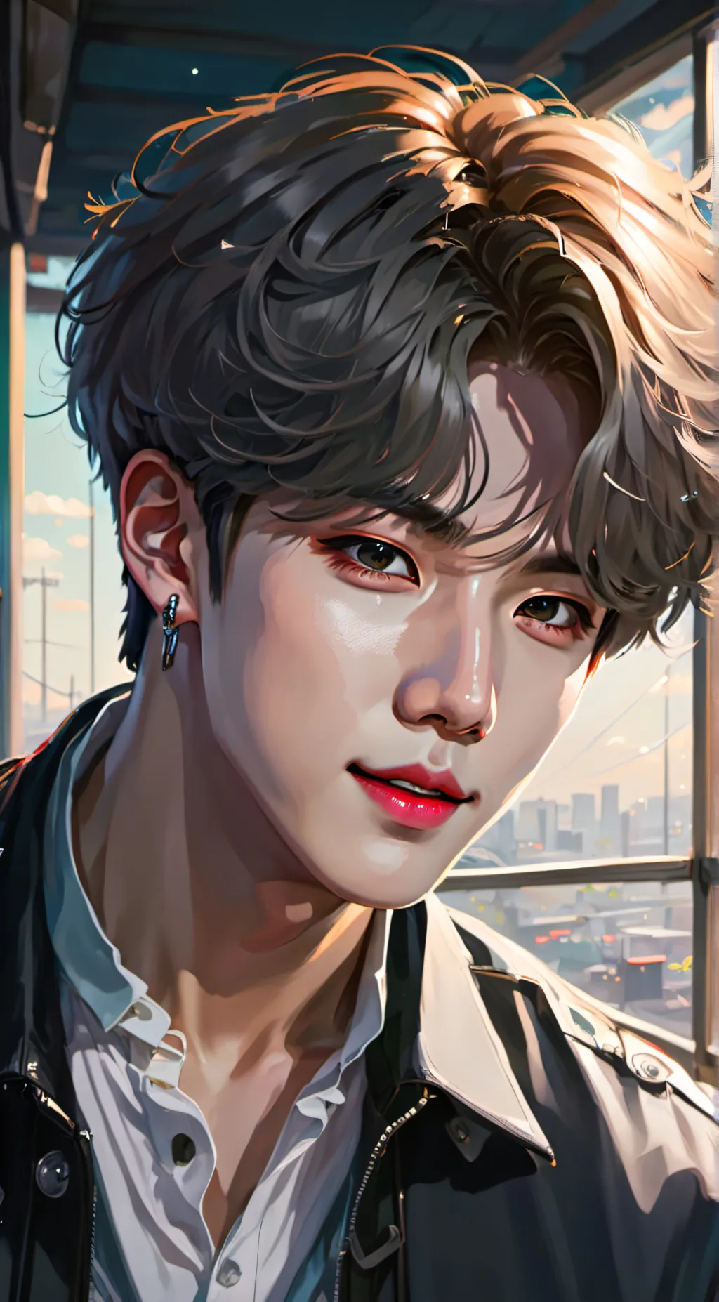ai character: BTS member background