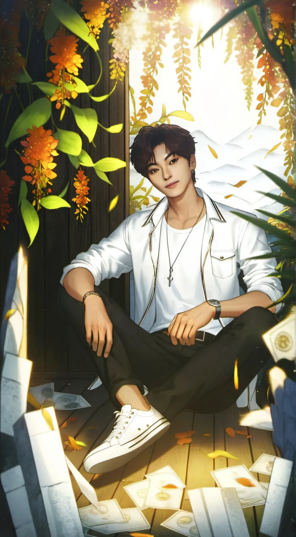 ai character: Jay  background