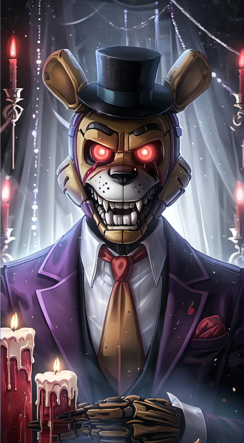 ai character: FNAF BUT SUS background