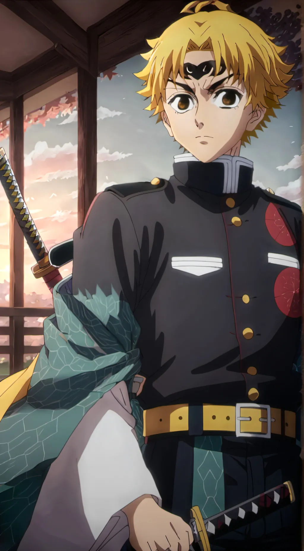 ai character: Zenitsu background