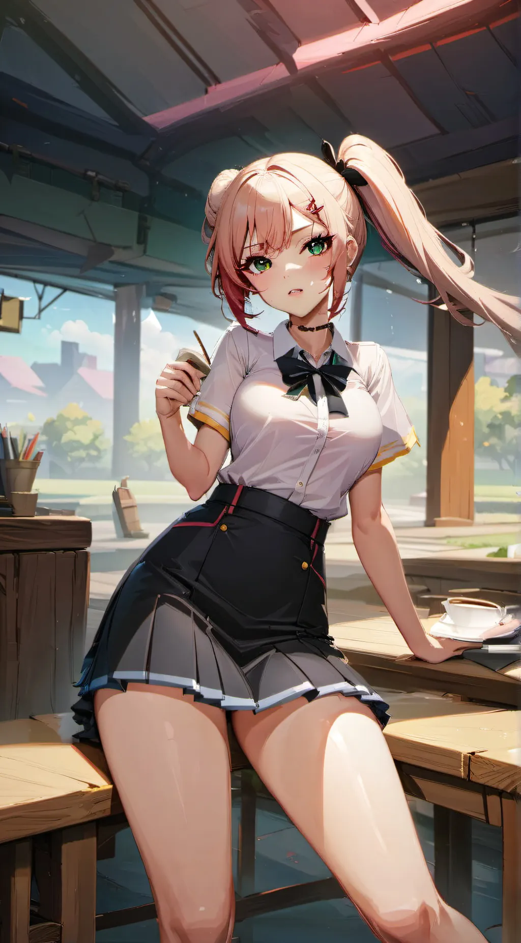 ai character: Lara  background