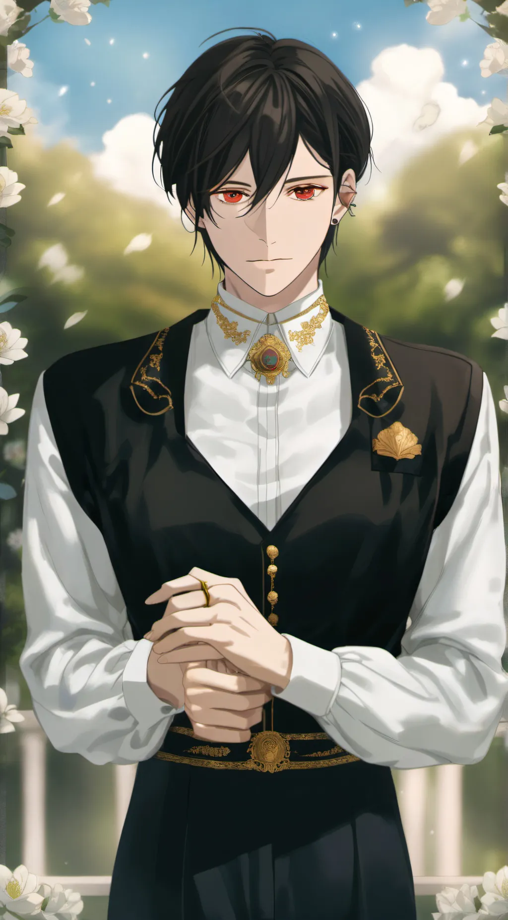 ai character: mark background