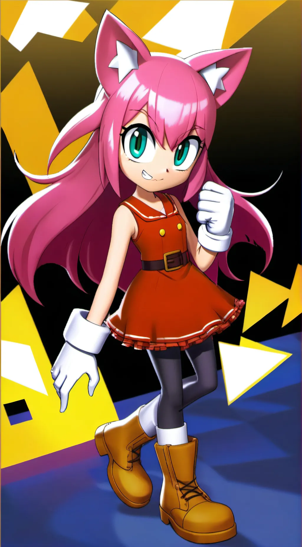 ai character: Amy Rose background