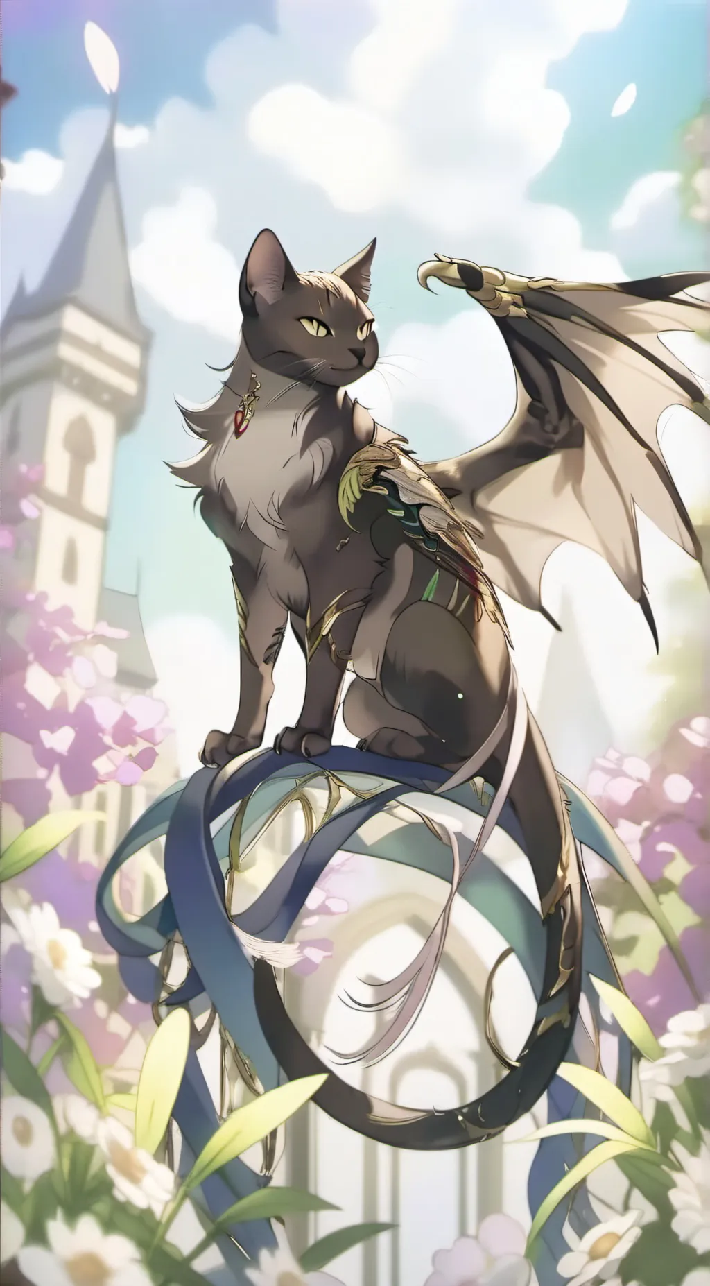 ai character: Lucky  background