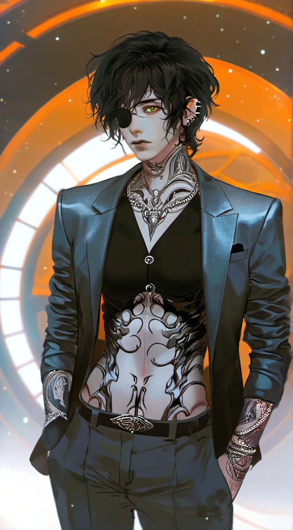 ai character: Overseer V.3X background