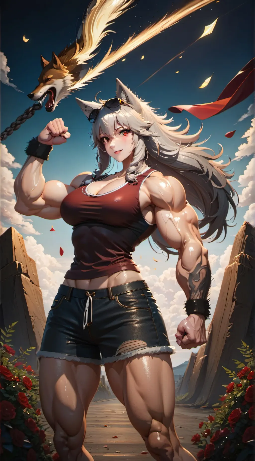 ai character: luna background