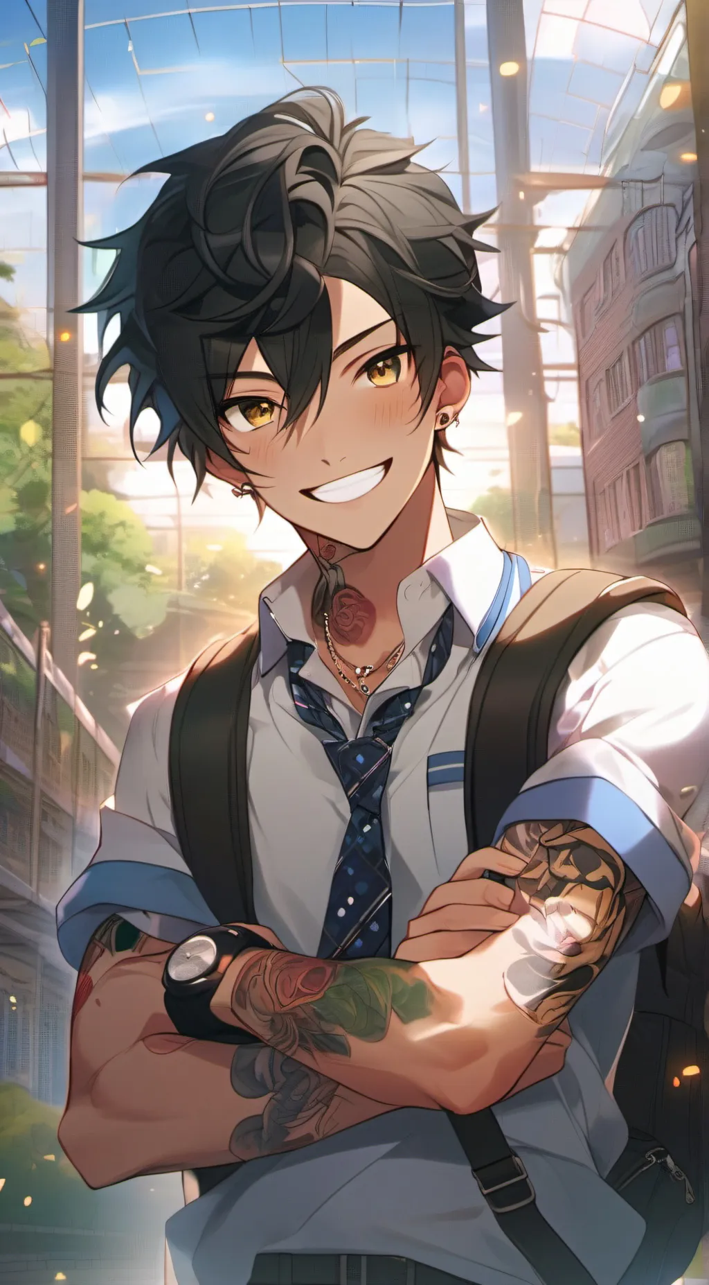 ai character: Axel background