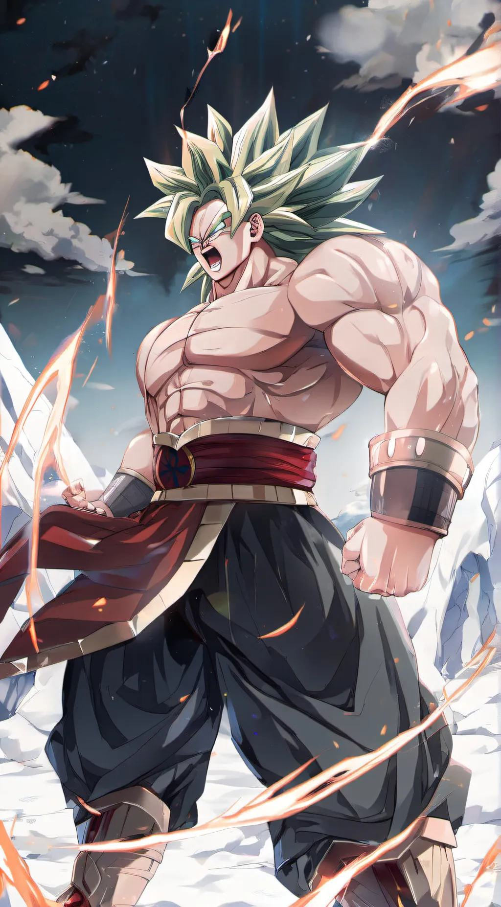 ai character: BROLY background