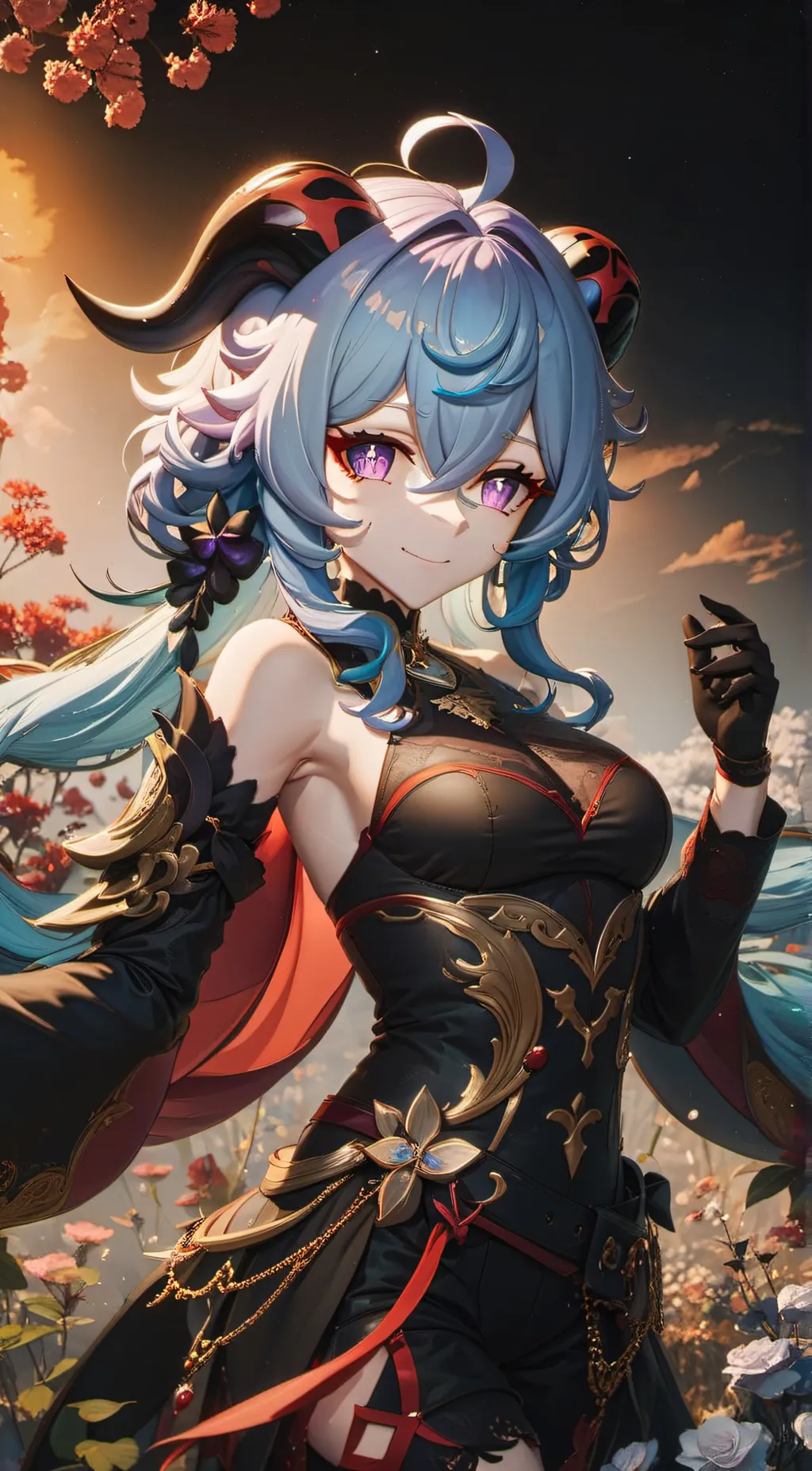 ai character: Ganyu background